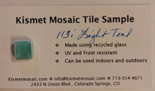 Load image into Gallery viewer, 113-i Light Teal 12mm Loose Tile