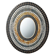 Load image into Gallery viewer, 12" Oval Shaped Skeewbacker with 9" Oval Acrylic Mirror