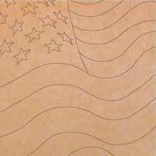 Load image into Gallery viewer, Furled Flag 14"x14" with Pattern (pre-drilled for hanging kit)