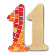 Load image into Gallery viewer, Number One Mosaic Backer 6" x 1/2" with Sawtooth