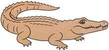 Load image into Gallery viewer, 14" x 30" Alligator Laser-Printed Waterproof Mosaic Backer
