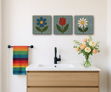 Load image into Gallery viewer, Flower Bathroom Bundle with Hangers