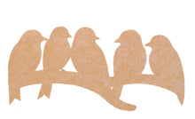 Load image into Gallery viewer, Birds on a Branch Mosaic Backer 20.7"x10"x1/2" (pre-drilled for hangable kit)