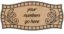 Load image into Gallery viewer, 8" x 16" George Street Personalized Waterproof Mosaic House Number Plaque