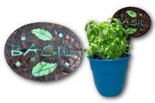 Load image into Gallery viewer, Oval 9" Mosaic Backer (pre-drilled for hangable & stakeable kits)