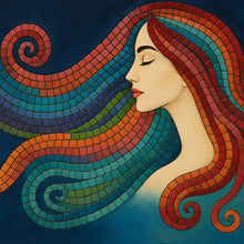 Load image into Gallery viewer, Beauty with Pattern 14"x14"