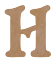 Load image into Gallery viewer, Letter H Mosaic Backer with Sawtooth