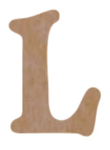 Load image into Gallery viewer, Letter L Mosaic Backer with Sawtooth