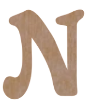 Load image into Gallery viewer, Letter N Mosaic Backer with Sawtooth