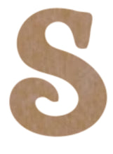 Load image into Gallery viewer, Letter S Mosaic Backer with Sawtooth