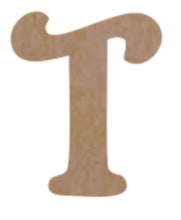 Load image into Gallery viewer, Letter T Mosaic Backer with Sawtooth