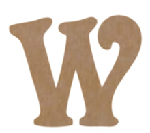 Load image into Gallery viewer, Letter W Mosaic Backer with Sawtooth