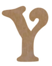 Load image into Gallery viewer, Letter Y Mosaic Backer with Sawtooth