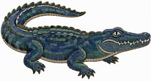 Load image into Gallery viewer, 14" x 30" Alligator Laser-Printed Waterproof Mosaic Backer