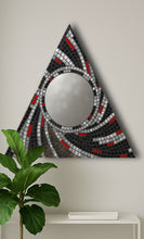 Load image into Gallery viewer, 24" x 23.75" Triangle Skeewbacker with 9" x 10" Silver Acrylic Mirror