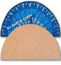 Load image into Gallery viewer, Cheeky Peacock 14.5in x 8.5in (pre-drilled for hanging kit) 1/2"