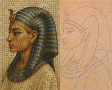 Load image into Gallery viewer, Egyptian Princess 20"x13.3" Patterned (pre-drilled for hanging kit)