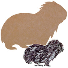 Load image into Gallery viewer, Guinea Pig 6"x6" (pre-drilled for hanging kit)