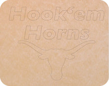 Load image into Gallery viewer, Texas Hook'em Horns 11"x14" (pre-drilled for hanging kit)