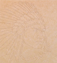 Load image into Gallery viewer, Warrior 14.5"x16" (pre-drilled for hanging kit)