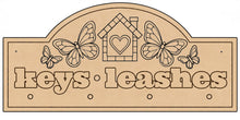 Load image into Gallery viewer, 8" x 16" Keys and Leashes Butterflies Plaque