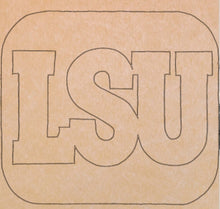 Load image into Gallery viewer, LSU 12"x12" (pre-drilled for hanging kit)