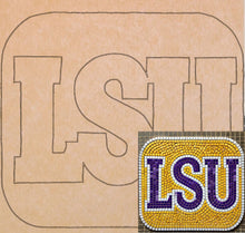 Load image into Gallery viewer, LSU 12"x12" (pre-drilled for hanging kit)