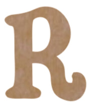 Load image into Gallery viewer, Letter R Mosaic Backer with Sawtooth