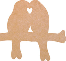 Load image into Gallery viewer, Love Birds on Branch Mosaic Backer 12"x11" (pre-drilled for hangable kit)