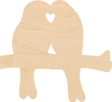Load image into Gallery viewer, Love Birds on Branch Multi-Art Shape