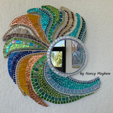 Load image into Gallery viewer, 24" Wispy Skeewbacker & Pattern with 8" Acrylic Mirror