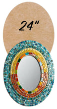 Load image into Gallery viewer, Oval 24" Mosaic Backer 1/2" Thick