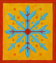 Load image into Gallery viewer, Snowflake Multi-Art Pattern Backer with Hanger