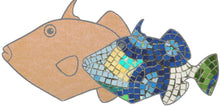 Load image into Gallery viewer, Picasso Fish with Pattern 9" x 14" (pre-drilled for hanging kit)