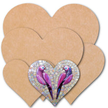 Load image into Gallery viewer, Heart Mosaic Backer (pre-drilled for hangable & stakeable kits)