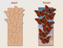 Load image into Gallery viewer, Flutter Mosaic Backer Patterned 20"x10"x1/2"