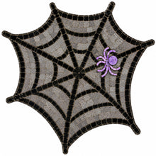 Load image into Gallery viewer, 12" Spider Web Laser-Printed Waterproof Mosaic Backer