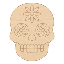 Load image into Gallery viewer, Sugar Skull Multi-Art Backer with Pattern - wood