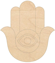 Load image into Gallery viewer, Hamsa Hand Multi-Art Backer with Pattern 12"x10.5"