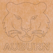 Load image into Gallery viewer, Auburn University 12"x12" (pre-drilled for hanging kit)