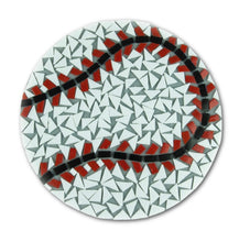 Load image into Gallery viewer, Circle 12" Mosaic Backer (pre-drilled for hangable & stakeable kits) 1/2" thick