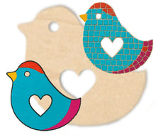 Load image into Gallery viewer, Bird with Heart 12" - Multi-Art Shape