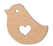 Load image into Gallery viewer, Bird and Heart Mosaic Backer (pre-drilled for hangable & stakeable kits)