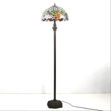 Load image into Gallery viewer, Antique Tiffany-Style Lamp Shades in Blooming Rose Glass
