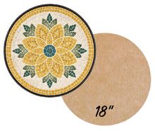 Load image into Gallery viewer, Circle 18" Mosaic Backer 1/2" Thick