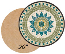 Load image into Gallery viewer, Circle 20" Mosaic Backer 1/2" Thick