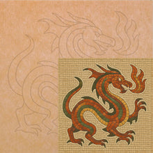 Load image into Gallery viewer, Dragon 14"x14" (pre-drilled for hanging kit)