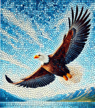 Load image into Gallery viewer, Eagle 14"x16" with Pattern (pre-drilled for hanging kit)