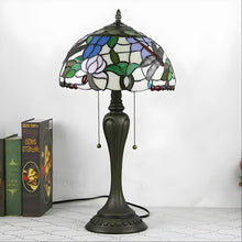 Load image into Gallery viewer, European Tiffany-Inspired Lamp with Dragonfly Design