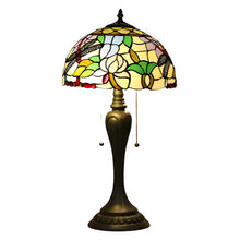 Load image into Gallery viewer, European Tiffany Lamp with Dragonfly Design